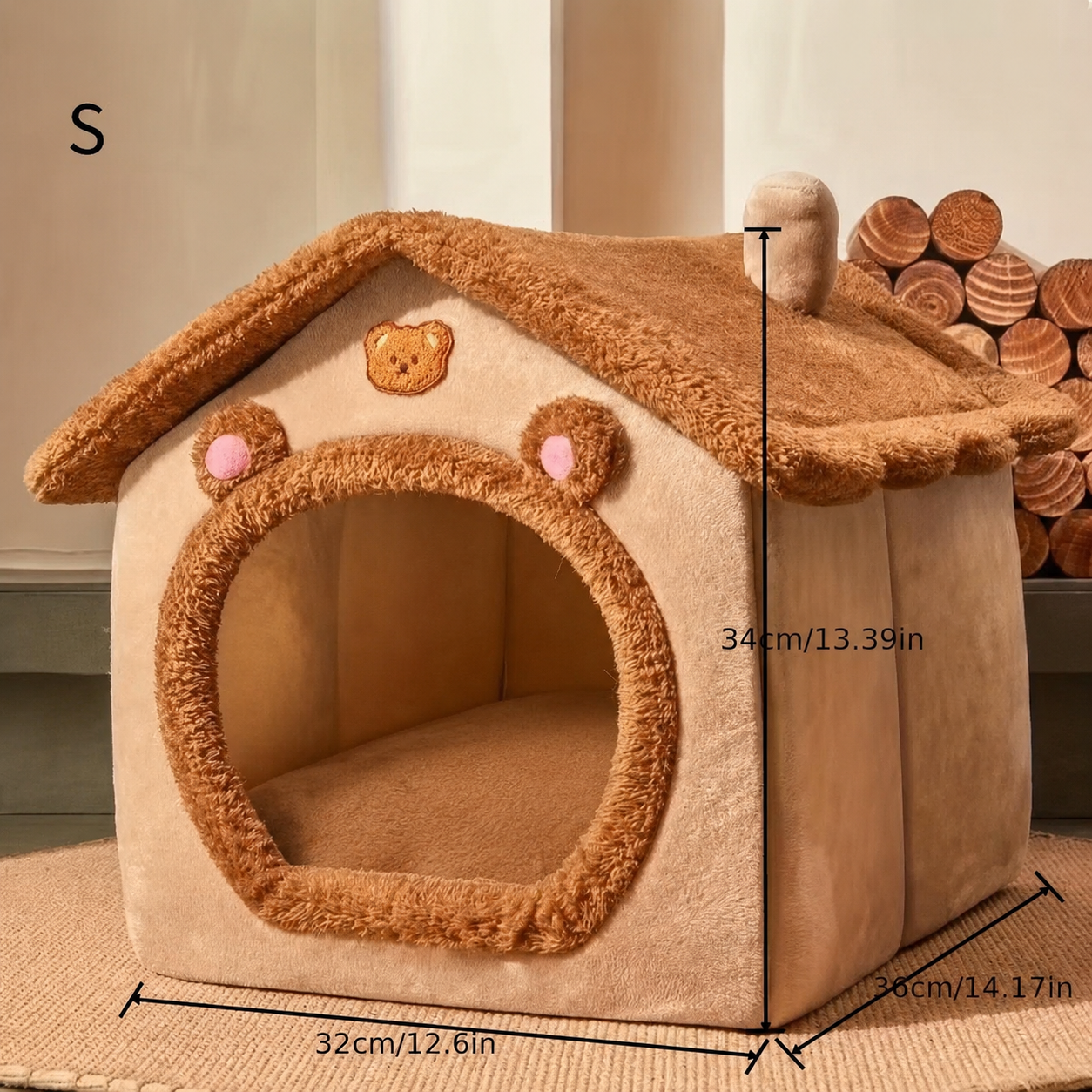 The Cats Mao Plush Cat House